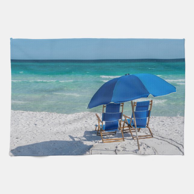 Destin Chaises Floride Et Parapluie Serviette De C (Horizontal)