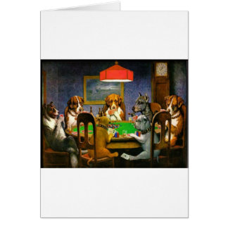 Destin d'humour de cartes de tisonnier d'animaux f