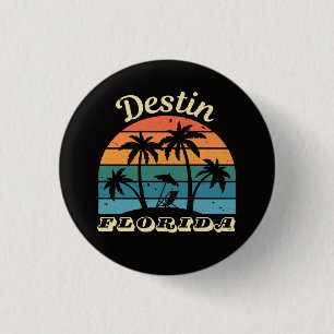 Destin Florida 1 Inch Round Button