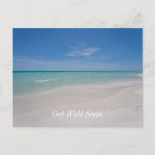 Destin Florida Beach Get Well Postcard