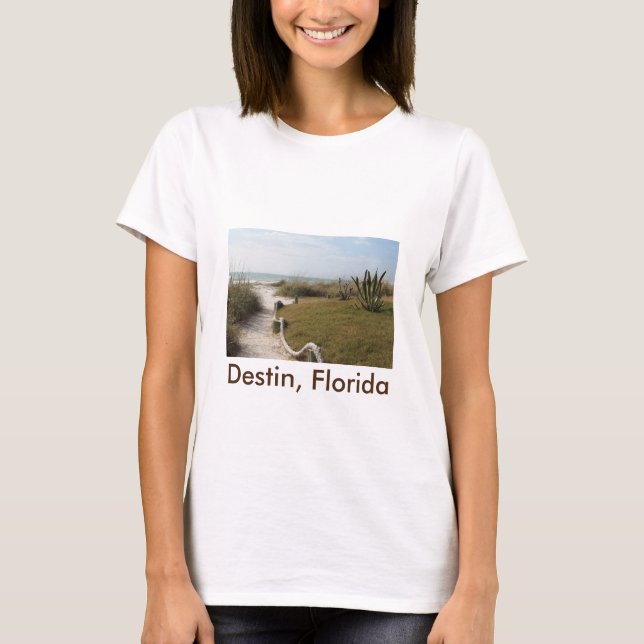 Destin Florida Beach path T-Shirt (Front)
