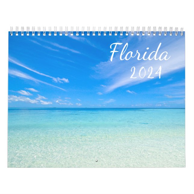 Destin Florida Beach Photography Seaside 2024 Wall Calendar (Cover)