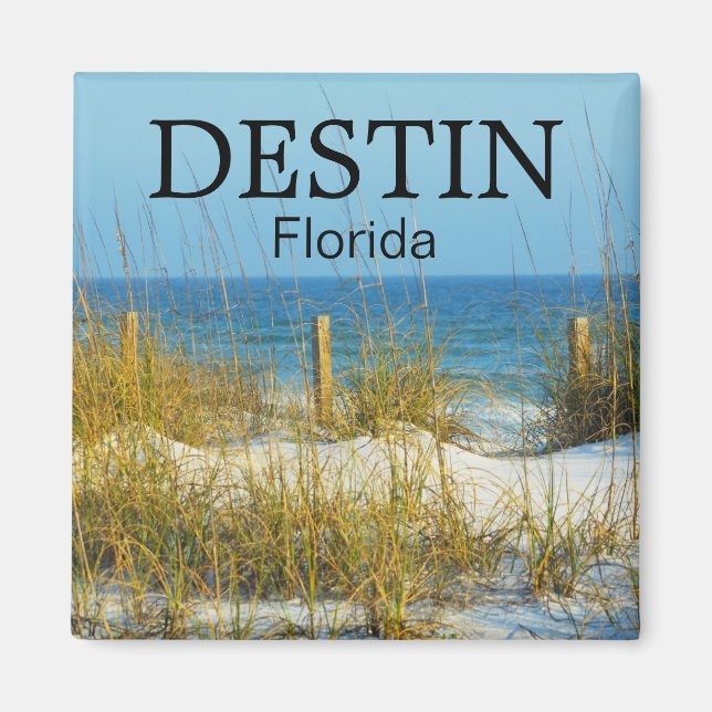 Destin Florida beach sea oats magnet (Front)