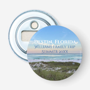 Destin Florida Beach Sunset Custom Keepsake Bottle Opener