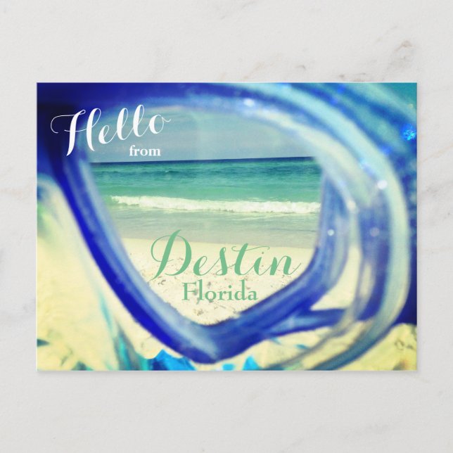 Destin Florida Beach Vacation Postcard (Front)