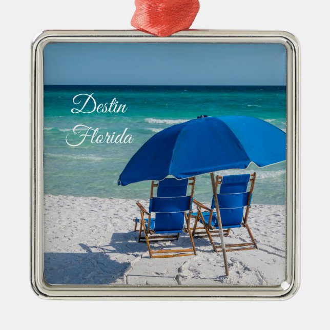 Destin Florida Chaises Et Ornement Parapluie (Devant)