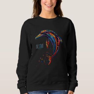 Destin Florida FL Tropical Beach Family Vacation D Sweatshirt