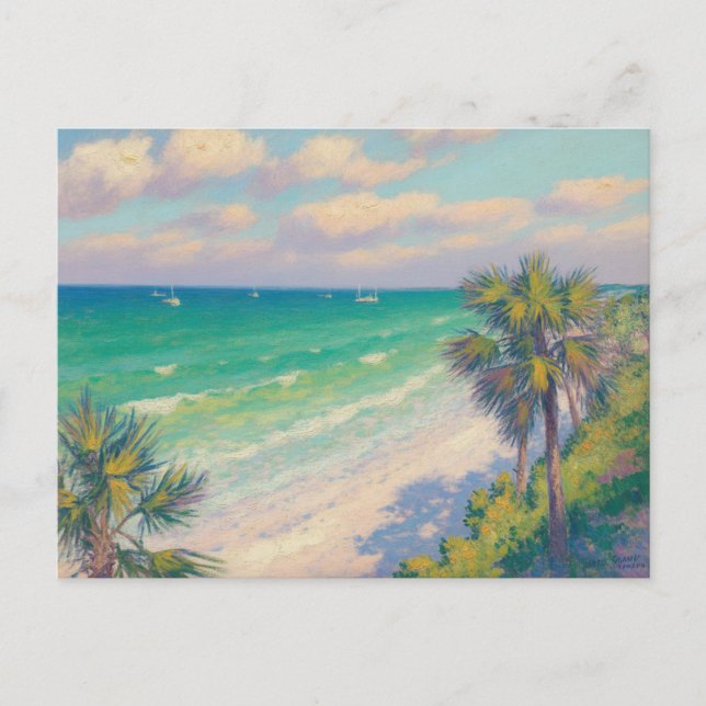 Destin Florida Painting Postcard (Front)