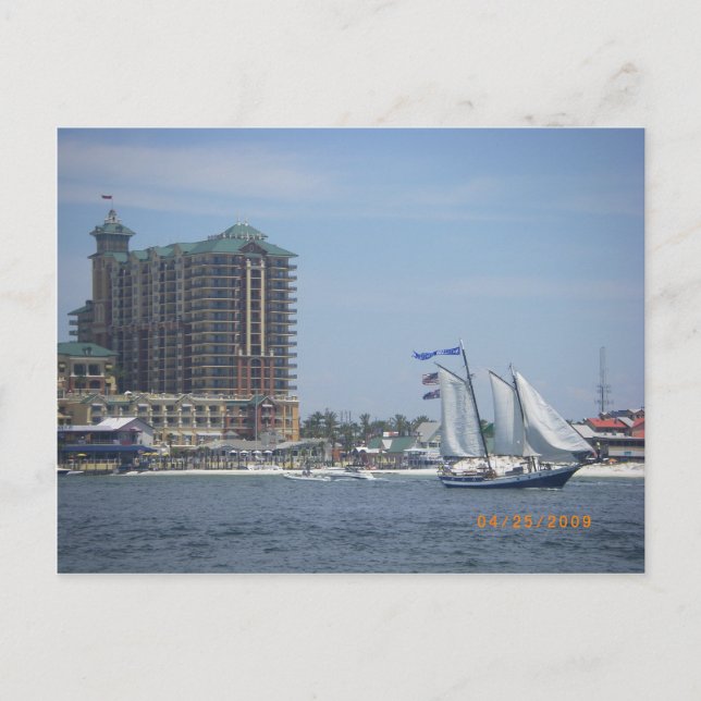 Destin Florida seascape FL vacation Postcard (Front)