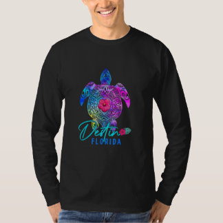 Destin Florida Tie Dye Sea Turtle Summer Vacatio T-Shirt