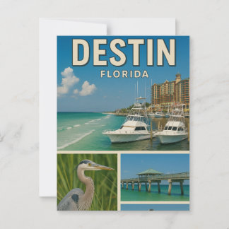 Destin Florida Travel Postcard