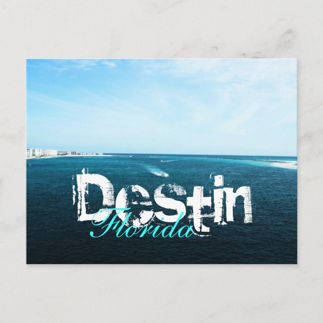 Destin, Forida Harbour Postcard (Front)