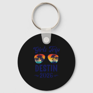 Destin girls trip beach vacation 2026 matching keychain