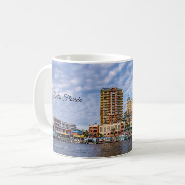 Destin Harbour Boardwalk Classic Mug (Front Left)