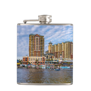 Destin Harbour Boardwalk Flask