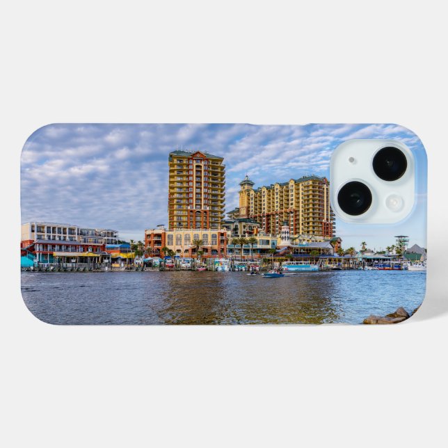 Destin Harbour Boardwalk iPhone Case (Back (Horizontal))