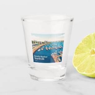 Destin Harbour Boardwalk USA Shot Glass