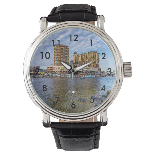 Destin Harbour Boardwalk Wrist Watch (Front)
