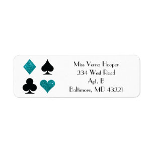 Destin Las Vegas épousant l'étiquette turquoise 