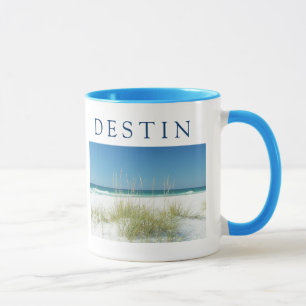 DESTIN ~ Sea Oats Beach Sunny Day Mug