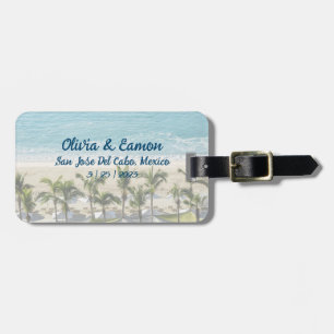 Destination: Beach Vacation Luggage Tag