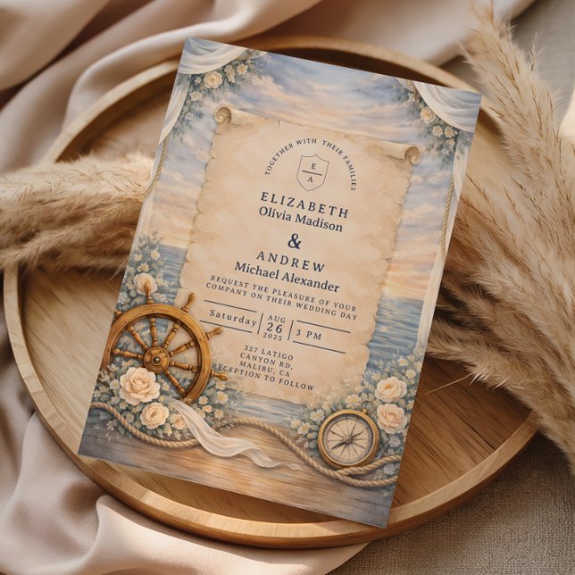 Destination Cruise Wedding Invitation (Creator Uploaded)