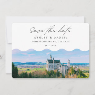 Destination de mariage à Hohenschwangau, carte à c