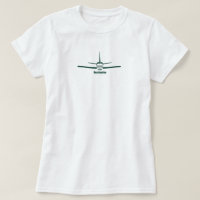 Destination East Lansing Michigan MI Airplane Logo