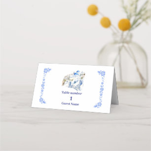 Destination Greece Santorini Wedding Place Card