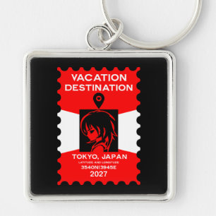 Destination Japan Vacation Keychain