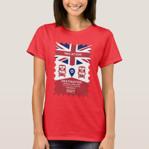 Destination London UK Vacation T-Shirt