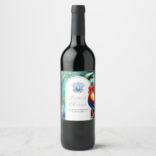 Destination Mariage Custom Wine Bottle Étiquettes