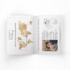 Destination Mariage Passport Carte du monde Mexiqu