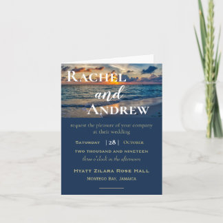 Destination Mariage Sunny Skies Faire-part de mari