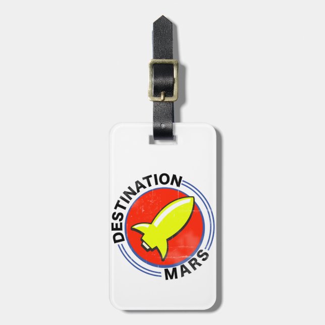 Destination Mars Luggage Tag (Front Vertical)