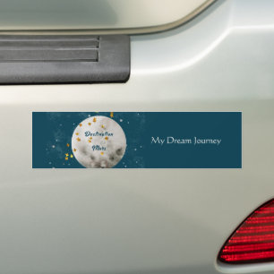 Destination Mars my Dream Journey Bumper Sticker