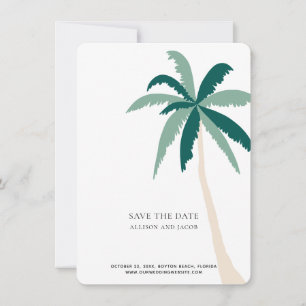Destination Tropical Beach Wedding Save the Date