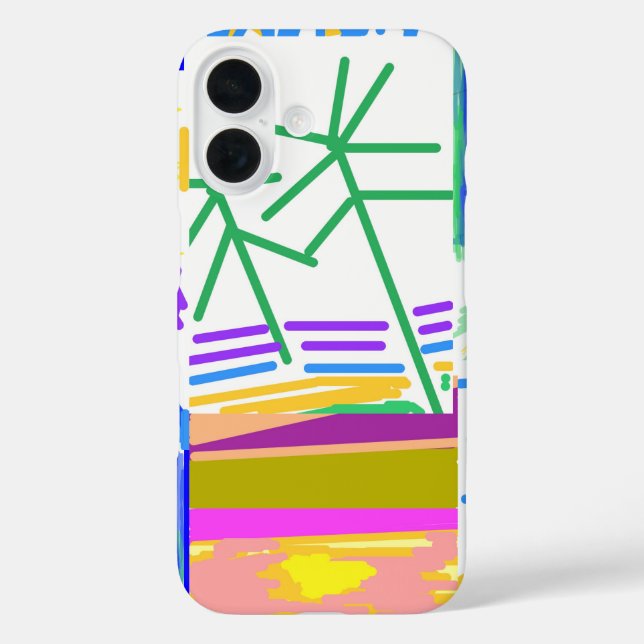 Destination Vacation Festive Abstract  Case-Mate iPhone Case (Back)