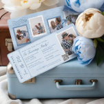 Destination Wedding Boarding Pass Plane Ticket Invitation<br><div class="desc">Get ready to jet set into the realm of dreamy destination weddings! We've got something super special for all you lovebirds out there - introducing our exclusive destination wedding save the date! Picture this: a boarding pass invitation that's not only personalized with your stunning photos and event details but also...</div>