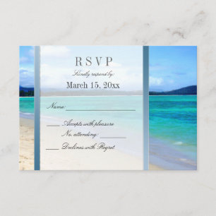 Destination Wedding DIY RSVP Card