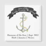 Destination Wedding Door Magnet<br><div class="desc">Great for cruise ship doors or walls to help define guest's rooms in a sea of identical doors.</div>