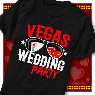 Destination Wedding Las Vegas Bachelor Party Squad T-Shirt