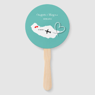 Destination Wedding Madeira Europe Hand Fan