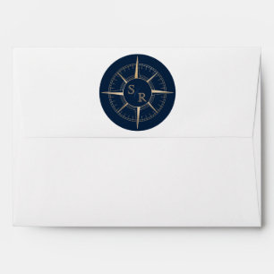 Destination Wedding Passport GlitterGold World Map Envelope