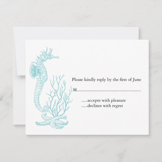 Destination Wedding RSVP Card (Front)