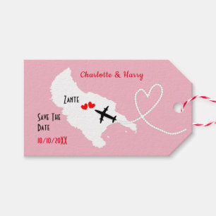 Destination Wedding Save The Date Gift Tags