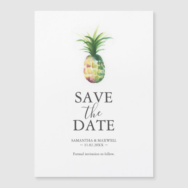 Destination Wedding Save The Date Magnets (Front)
