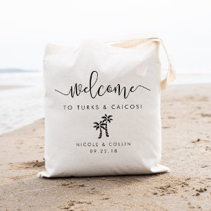 Destination Wedding Welcome Bag   Palm Tree