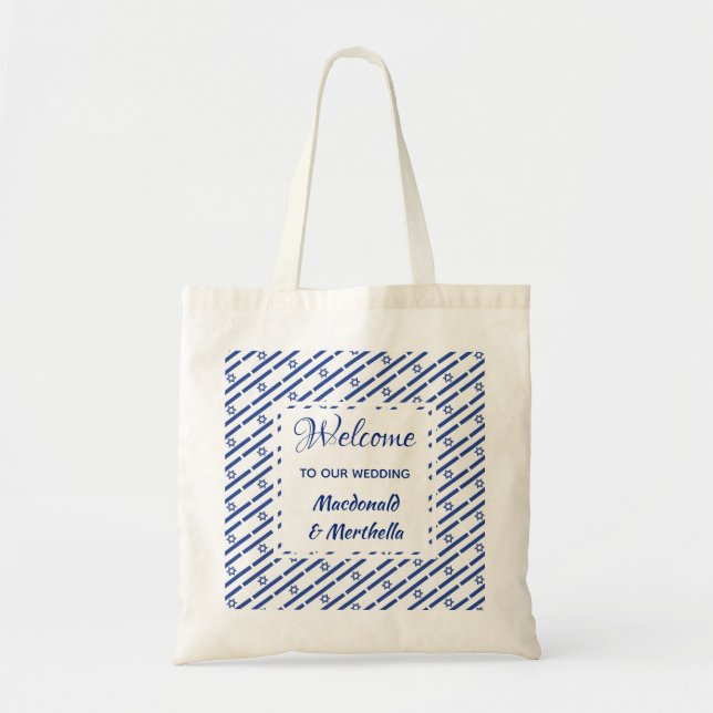Destination Wedding Welcome ISRAEL Custom Tote Bag (Front)
