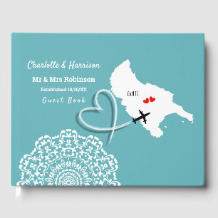 Destination Zante Greek Wedding Guest Book